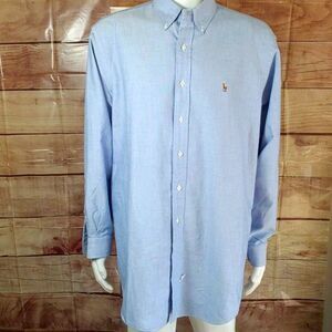 Ralph Lauren Blue Dress Shirt Traditional Fit